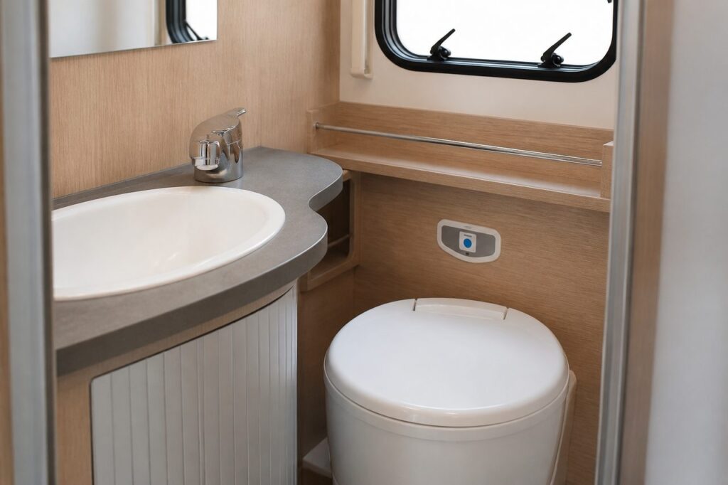 Kit complet salle de bain camping-car : composer un espace pratique sans perdre de place