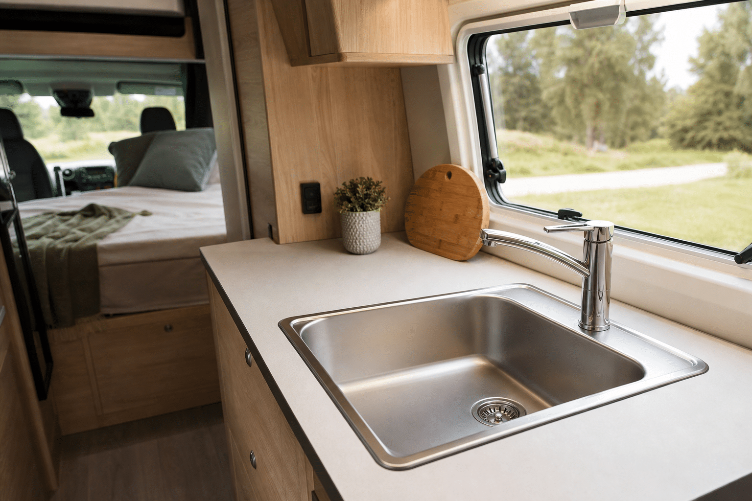 evier pour camping car