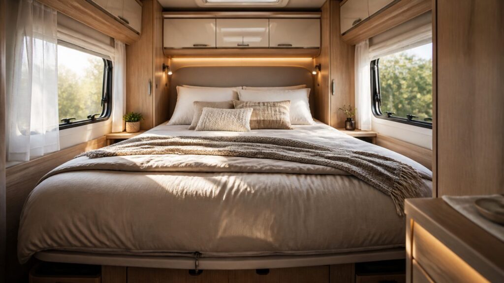 Lit tout fait pour camping-car: tailles, formes et entretien