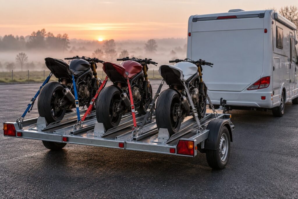 Remorque pour 3 moto : 7 contrôles décisifs avant de tracter