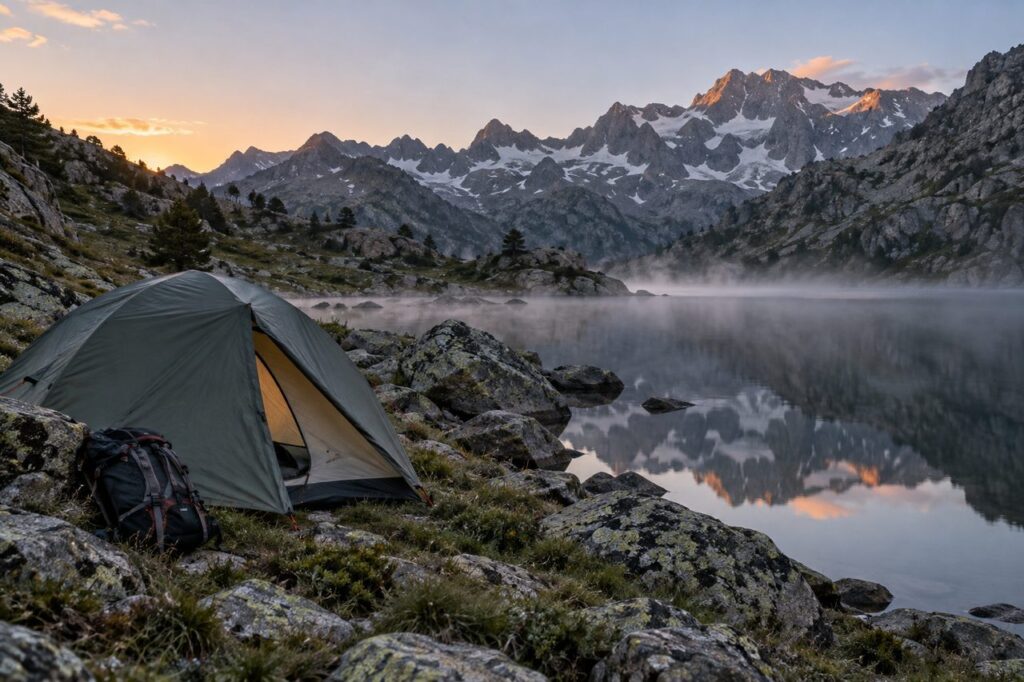 Bivouac dans les Pyrénées : où dormir, les règles et les itinéraires réalistes
