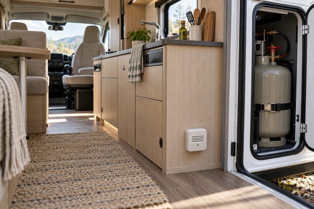 Détecteur de gaz pour camping-car : emplacement, choix et limites