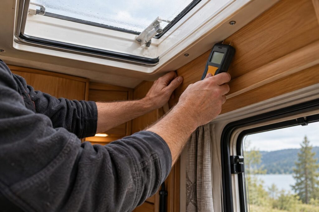 Test d’étanchéité d’un camping-car : repérer une infiltration avant les gros dégâts